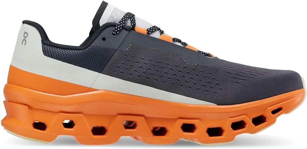 ON RUNNING CLOUDMONSTER ORANGE GREY