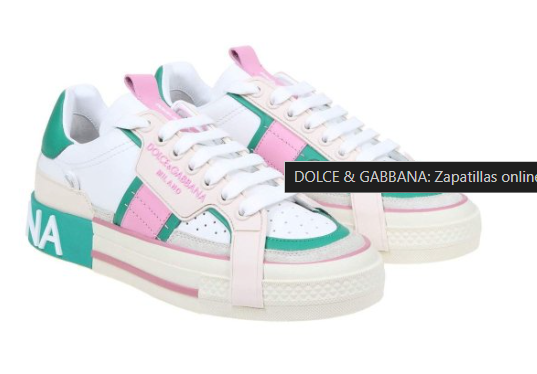 DOLCE & GABBANA PORTOFINO CUSTOM 2.ZERO WHITE PINK GREEN
