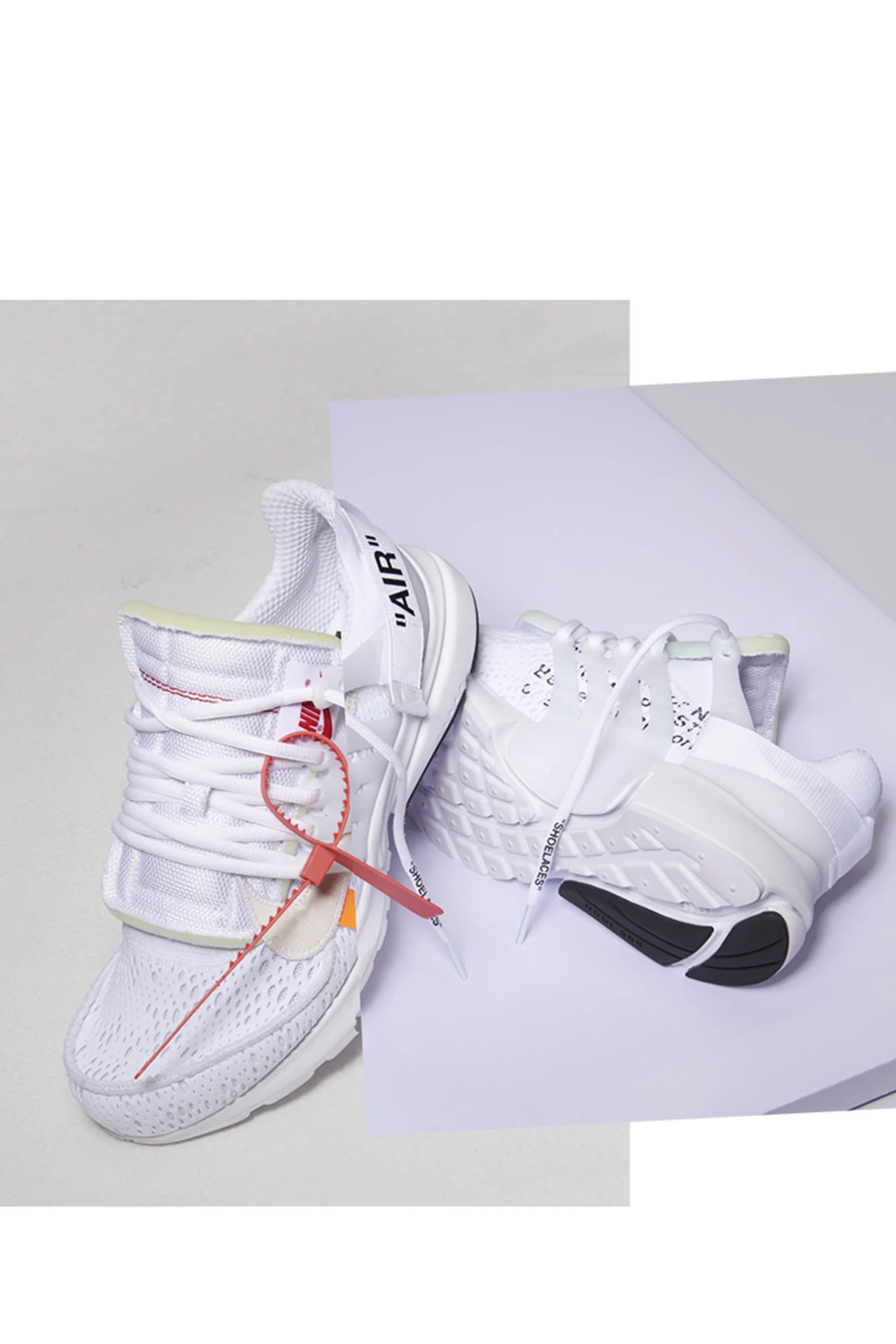NIKE AIR PRESTO X OFF WHITE WHITE PRE OWNED
