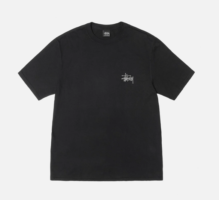 STUSSY T SHIRT WHITE CLASSIC LOGO