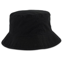 ALL SAINTS BUCKET HAT BLACK WHITE SMALL LOGO
