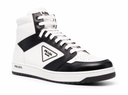 PRADA DISTRICT HIGH WHITE BLACK