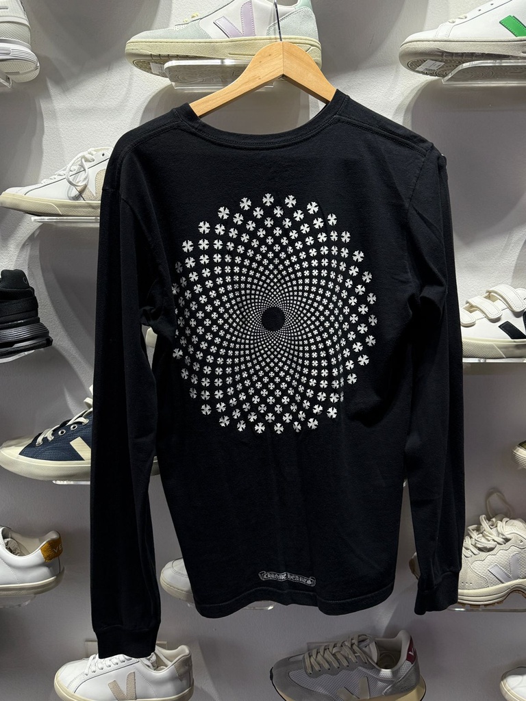 CHROME HEARTS LONG SLEEVE BLACK WHITE