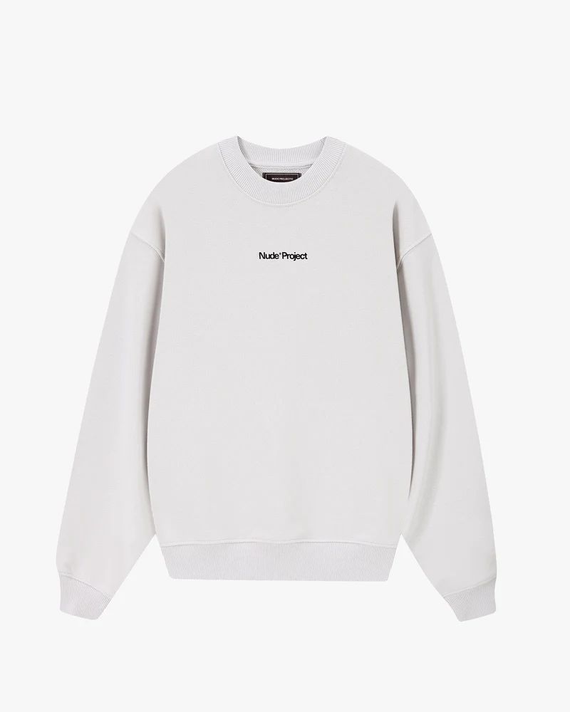 NUDE PROJECT CREWNECK LIL BOAT WHITE BLACK