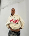 NUDE PROJECT HOODIE CHERRY PT.2 BEIGE RED