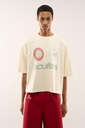 SCUFFERS CALI ECRU T-SHIRT BEIGE ORANGE