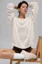 ALO YOGA CREW SWEATER BEIGE