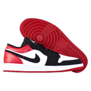 NIKE AIR JORDAN 1 LOW BLACK TOE