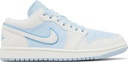 NIKE AIR JORDAN 1 LOW REVERSE ICE BLUE