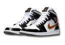 NIKE AIR JORDAN 1 MID METALLIC GOLD BLACK