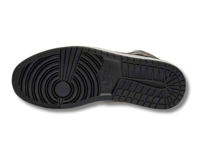 NIKE AIR JORDAN 1 MID METALLIC GOLD BLACK