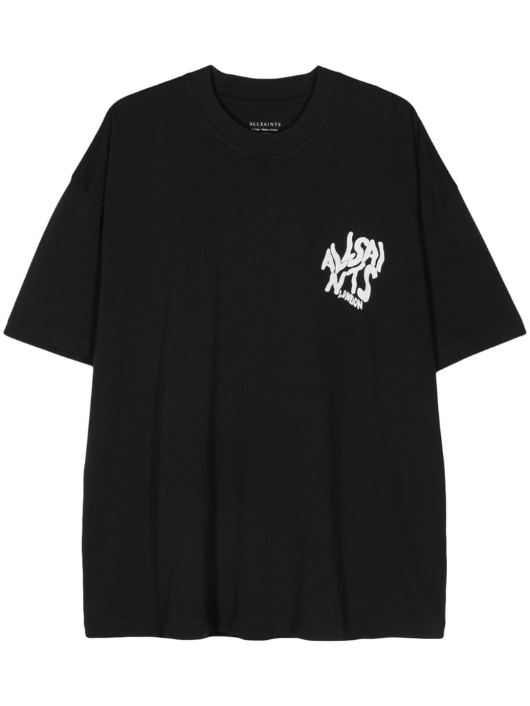 ALL SAINTS T SHIRT BLACK WHITE