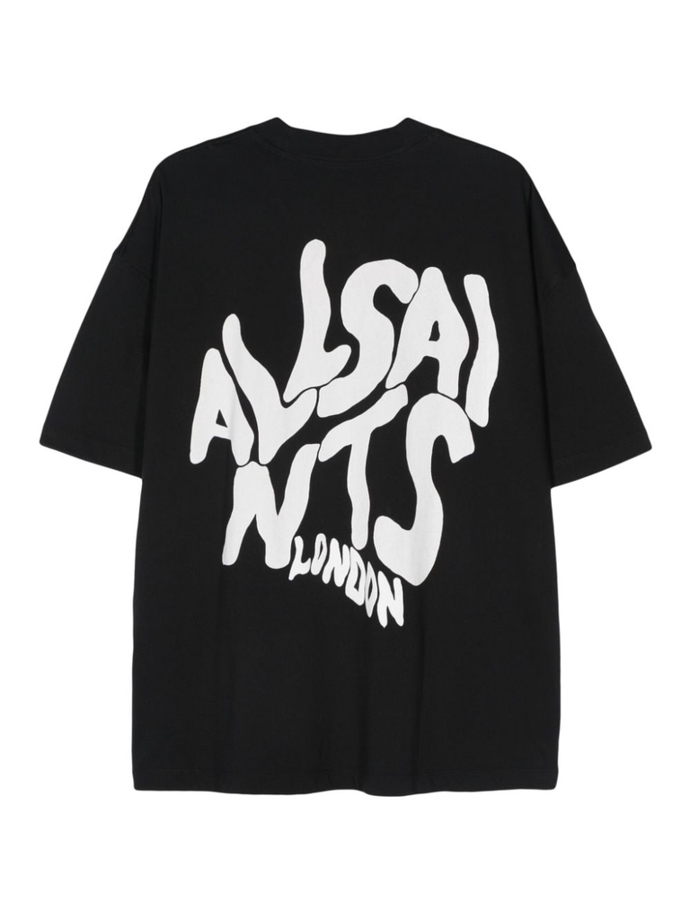 ALL SAINTS T SHIRT BLACK WHITE