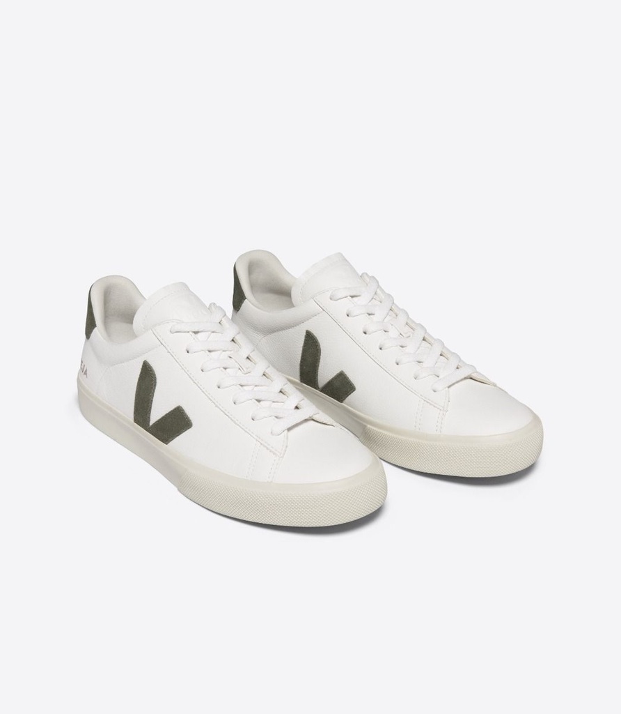 VEJA CAMPO WHITE KAKI