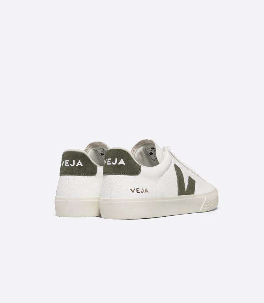 VEJA CAMPO WHITE KAKI