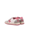 GOLDEN GOOSE KIDS BALL STAR STRAP WHITE RED TAUPE