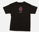 ANTI SOCIAL SOCIAL CLUB T SHIRT BLACK SILVER PINK