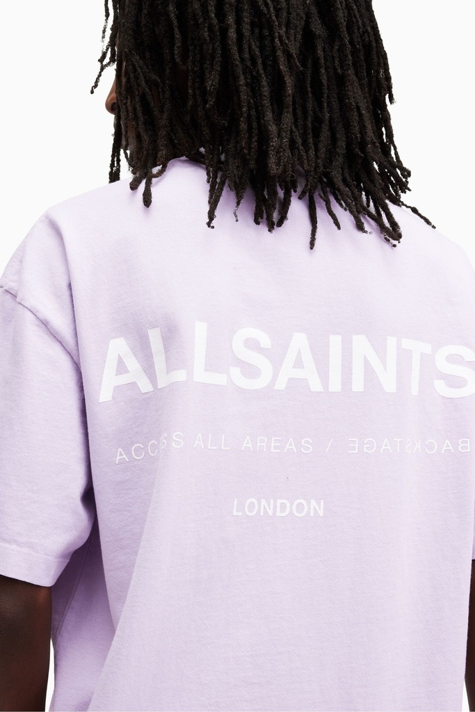 ALL SAINTS T SHIRT VIOLET GREY