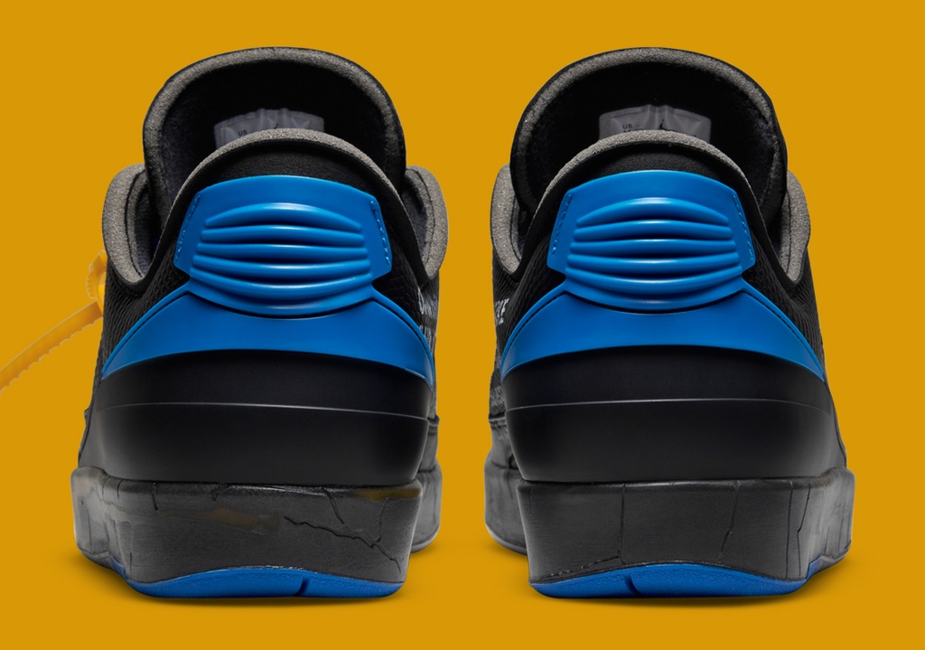 NIKE X OFF WHITE JORDAN 2 BLACK BLUE