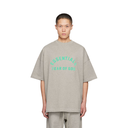 ESSENTIALS T SHIRT GRAY GREEN