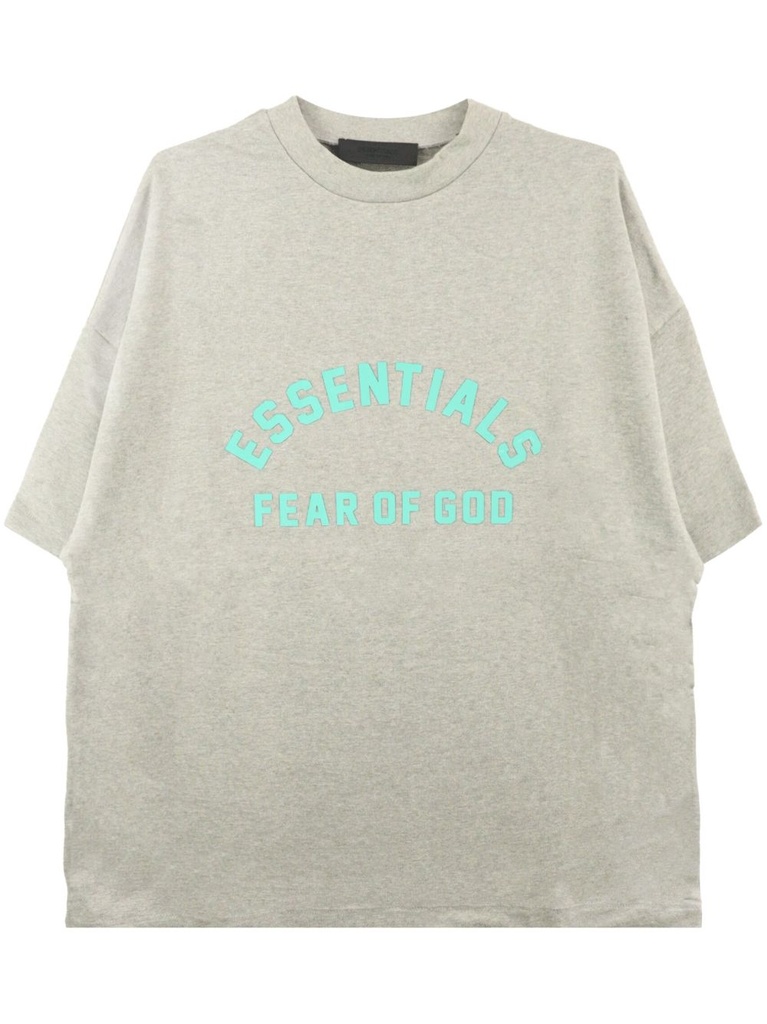 ESSENTIALS T SHIRT GRAY GREEN