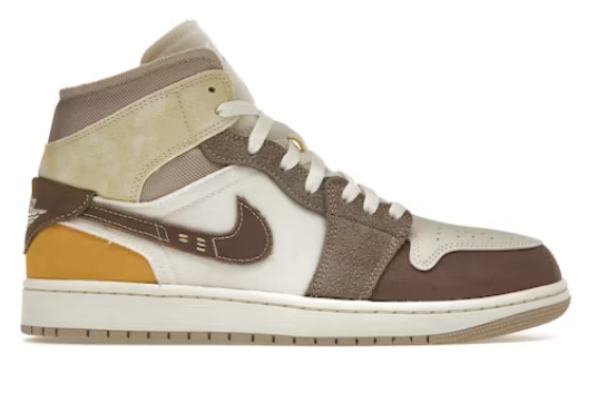 NIKE AIR JORDAN 1 MID PURPLE CRAFT (28.5)