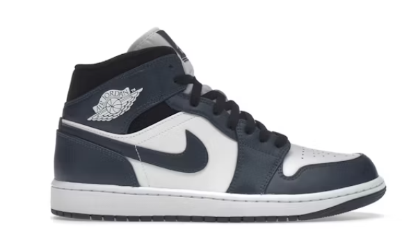 NIKE AIR JORDAN 1 MID ARMORY NAVY