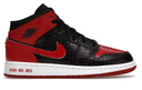 NIKE AIR JORDAN 1 MID BRED TEXT