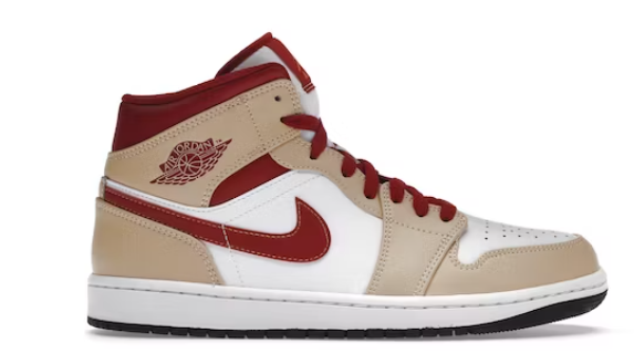 NIKE AIR JORDAN 1 MID RED CURRY