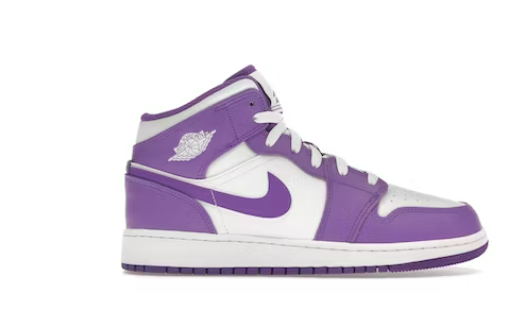 NIKE AIR JORDAN 1 MID PURPLE VENOM
