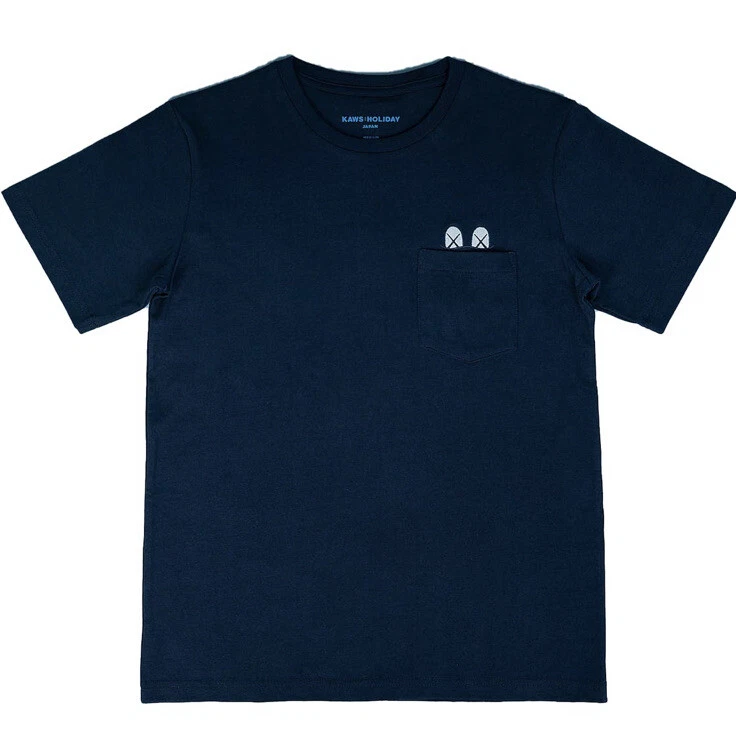UNIQLO X KAWS T SHIRT NAVY BLUE HOLIDAY