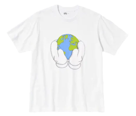 UNIQLO X KAWS T SHIRT WHITE PEACE FOR ALL