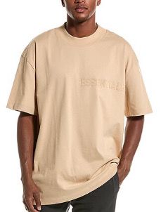 FEAR OF GOD ESSENTIALS T-SHIRT BEIGE