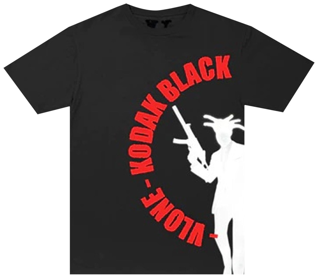 VLONE X KODAK BLACK VULTURE T-SHIRT BLACK