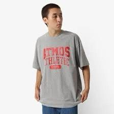 ATMOS T SHIRT GREY RED