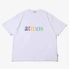 ATMOS T SHIRT WHITE RAINBOW