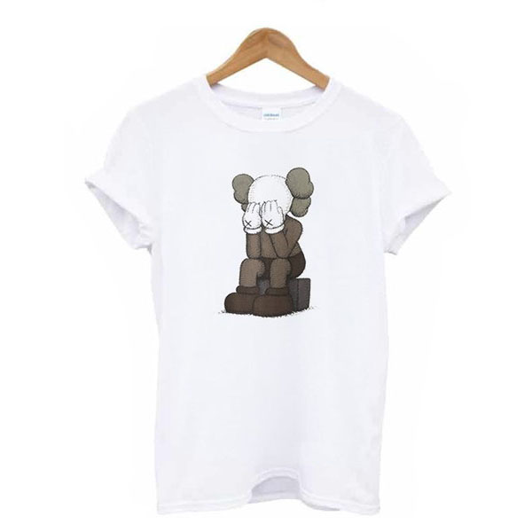 UNIQLO X KAWS T SHIRT WHITE COVER EYES