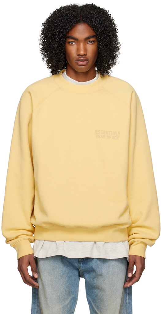 FEAR OF GOD ESSENTIALS CREWNECK YELLOW