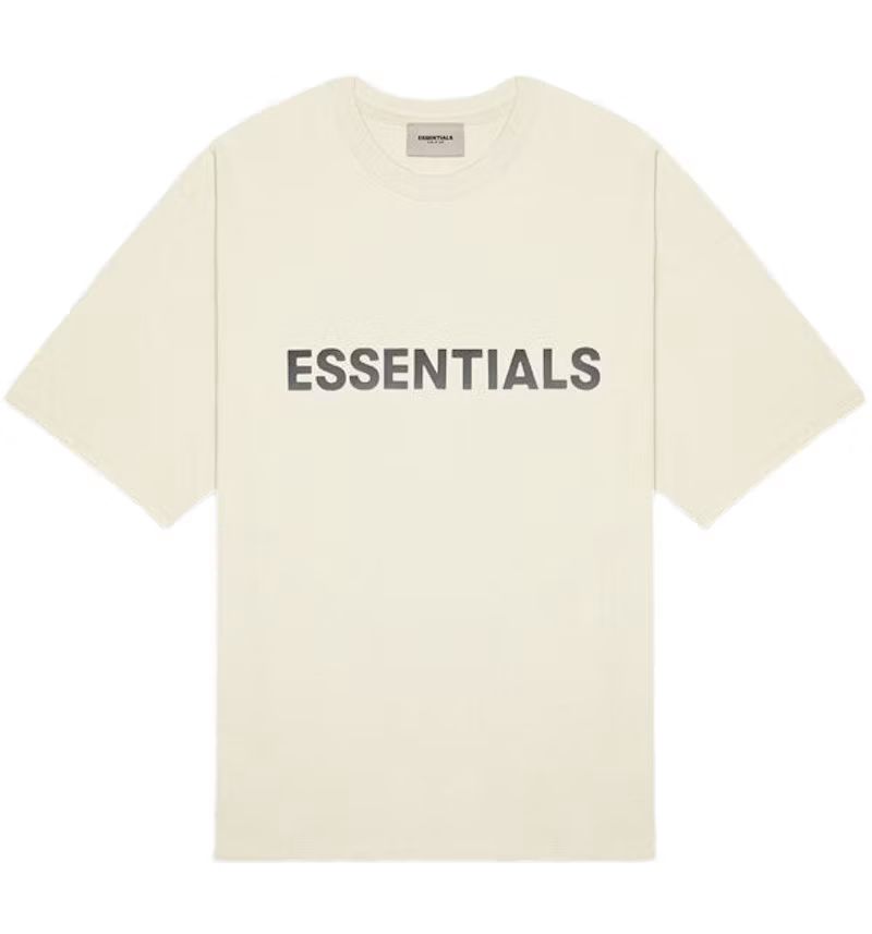 FEAR OF GOD ESSENTIALS T SHIRT ESTAMPADO EN FRENTE CREAM TEE