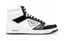 PRADA DISTRICT HIGH WHITE BLACK