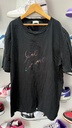 YSL T SHIRT BLACK MULTI COLOR