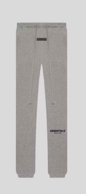 ESSENTIALS PANTS GREY DARK OATMEAL FW22