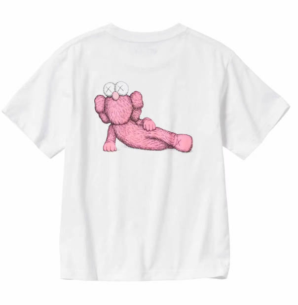 UNIQLO X KAWS T SHIRT PINK KAWS