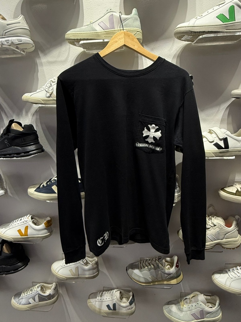 CHROME HEARTS LONG SLEEVE BLACK WHITE