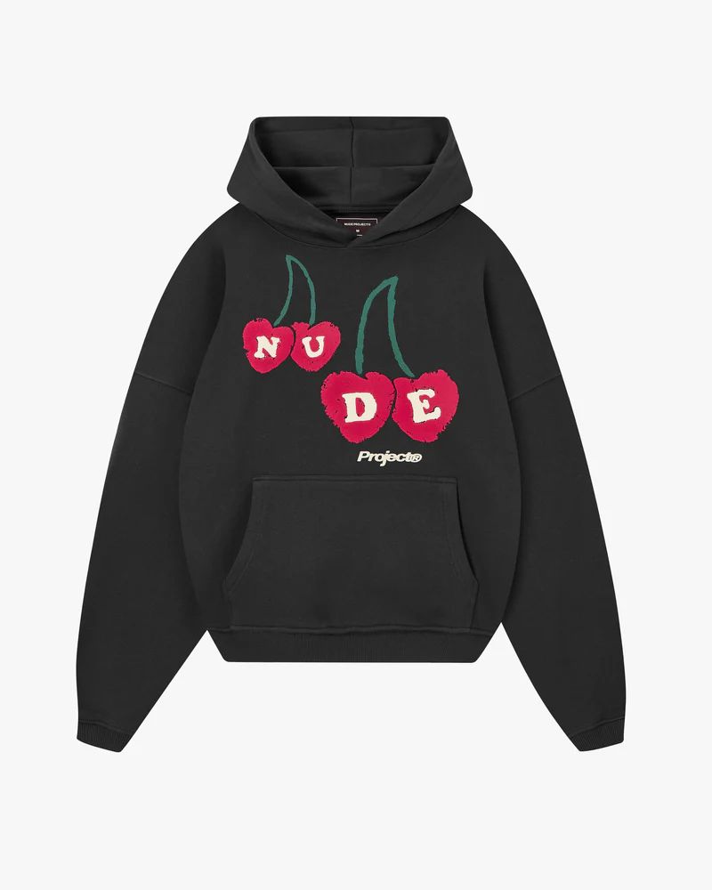 NUDE PROJECT HOODIE CHERRY PT.2 DARK GRAY
