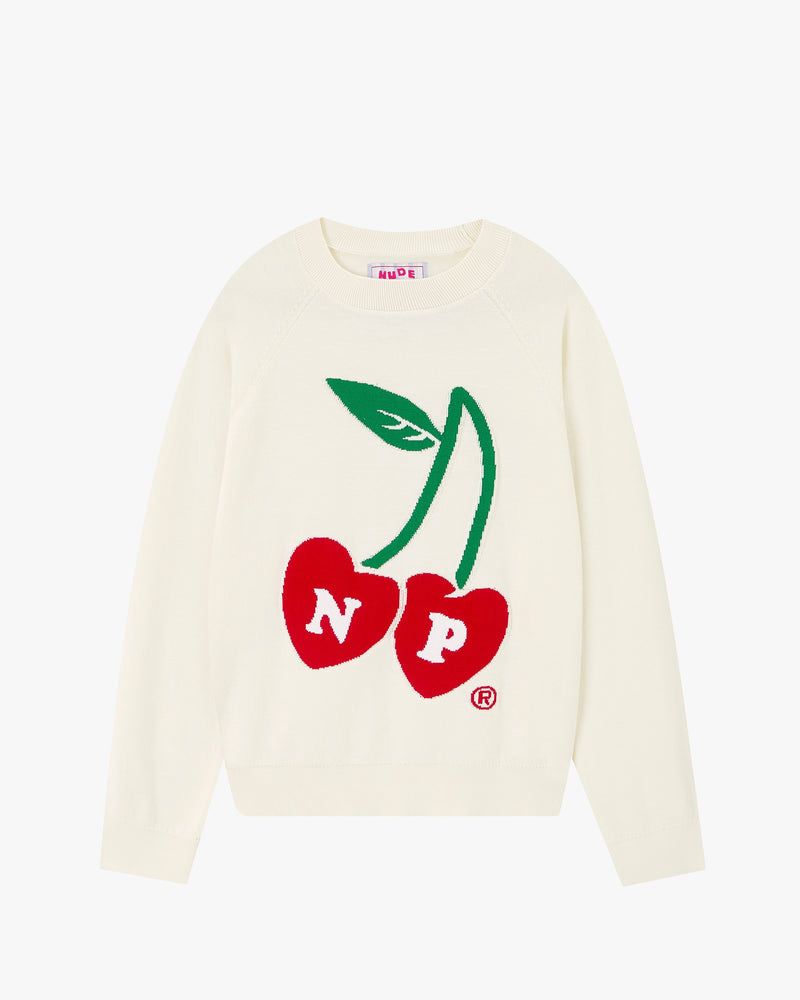 NUDE PROJECT SWEATER CERISE BEIGE RED