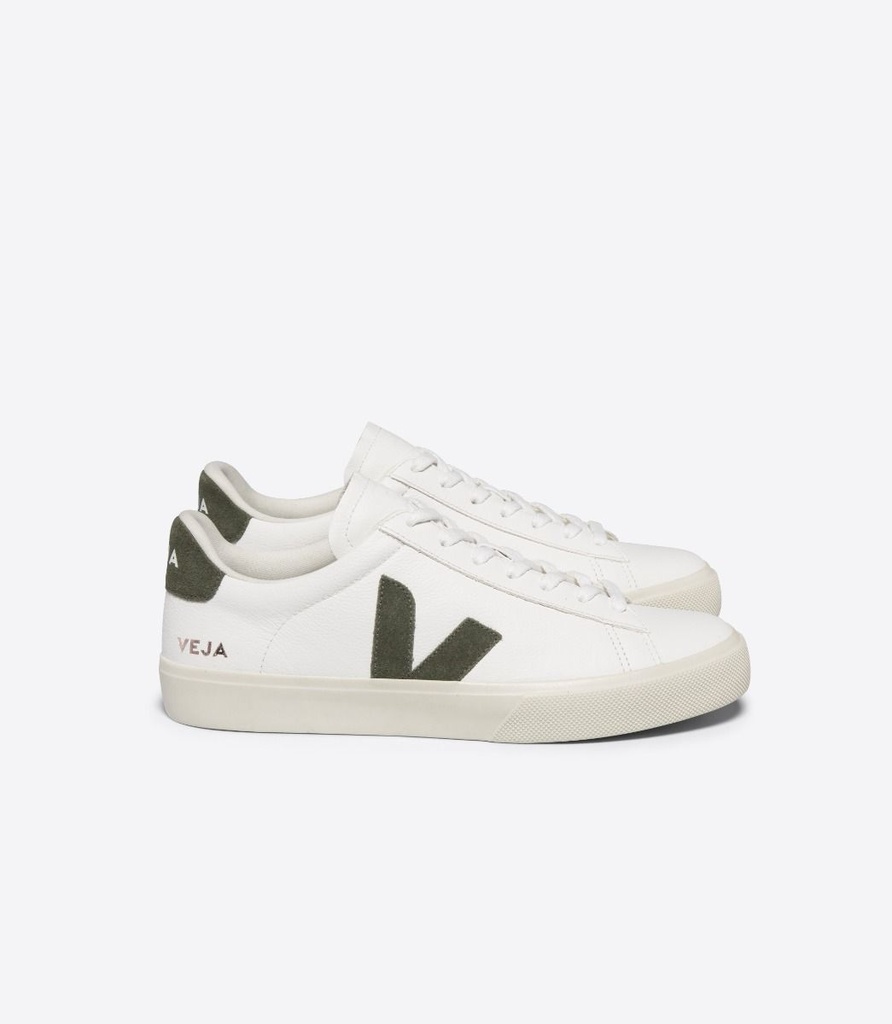 VEJA CAMPO WHITE KAKI