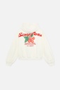 SCUFFERS HOODIE TROPICAL ECRU WHITE