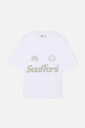 SCUFFERS PEARL WHITE T-SHIRT WHITE GREEN
