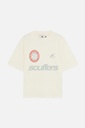 SCUFFERS CALI ECRU T-SHIRT BEIGE ORANGE